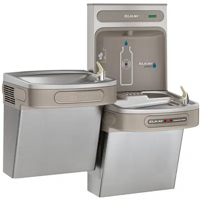 Image for EZOTL8WSSK Elkay ezH2O®  Bottle Filling Station with Bi-Level ADA Cooler Hands Free Activation Non-Filtered Refrigerated Stainless