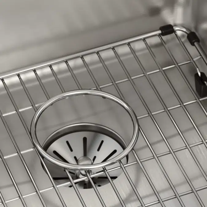 ELUHH1316TPDBG Lustertone Iconix® 16 Gauge Stainless Steel 16" x 18-1/2" x 8" Single Bowl Undermount Sink Kit with Perfect Drain®