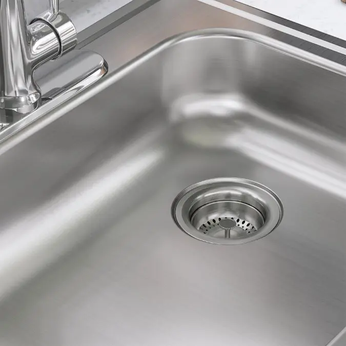 Elkay Dayton 17" X 21.25" Stainless Steel Bar Sink – 3-Hole Self-Rimming, 22 Gauge, 6.5" Deep Bowl, Satin Finish, Garbage Disposal Ready