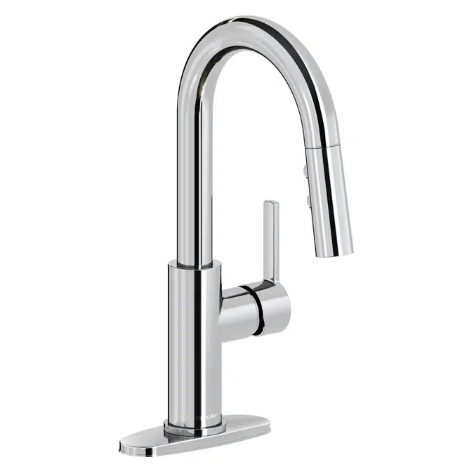 LKAV3032CR Elkay Avado® Single Hole Bar Faucet with Pull-down Spray and Lever Handle Chrome