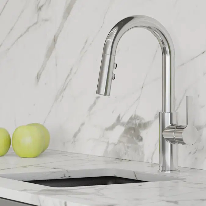 LKAV3032CR Elkay Avado® Single Hole Bar Faucet with Pull-down Spray and Lever Handle Chrome