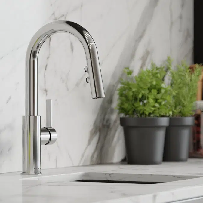LKAV3032CR Elkay Avado® Single Hole Bar Faucet with Pull-down Spray and Lever Handle Chrome