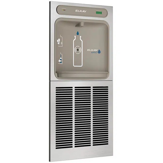 LZWS8K Elkay ezH2O In-Wall Bottle Filling Station, Filtered Refrigerated Stainless