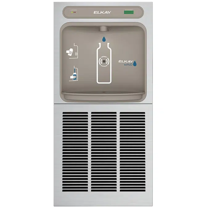 LZWS8K Elkay ezH2O®  In-Wall Bottle Filling Station Filtered Refrigerated Stainless