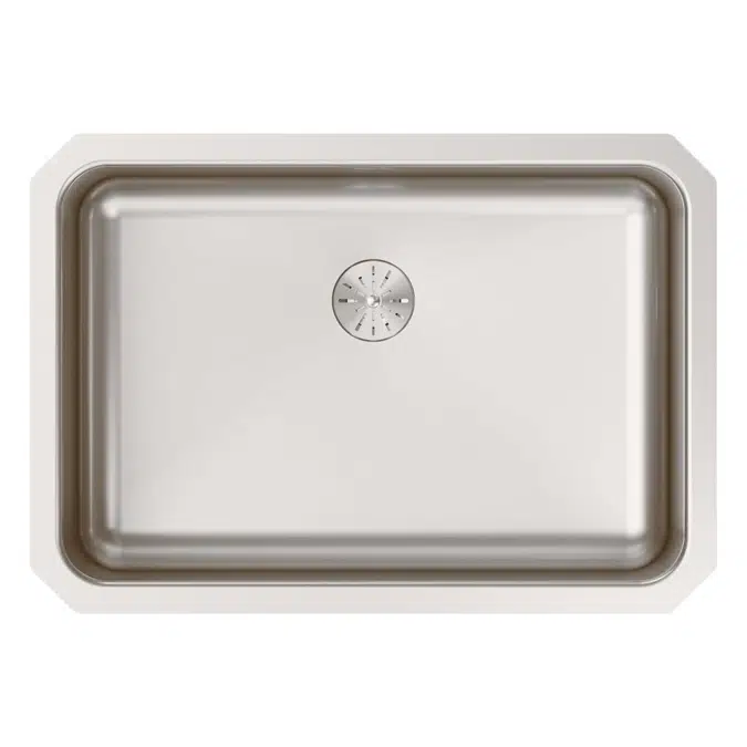 ELUH241610PD Lustertone® Classic Stainless Steel 26-1/2" x 18-1/2" x 10" Single Bowl Undermount Sink with Perfect Drain®