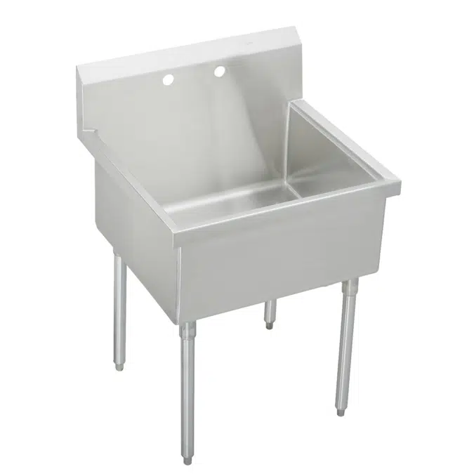 SS81362 Elkay Sturdibilt® Stainless Steel 39" x 27-1/2" x 14" Floor Mount Single Compartment Scullery Sink
