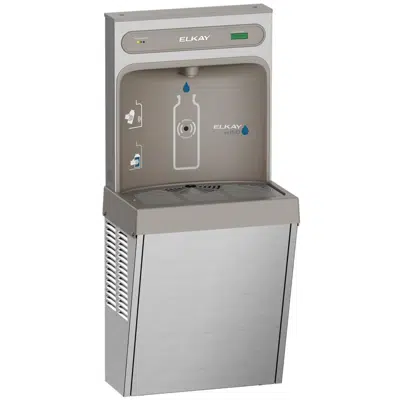 Image for LZ8WSSSMC Elkay ezH2O Refrigerated Surface Mount Bottle Filling Station, Filtered 8GPH Stainless Steel