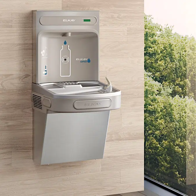 EZS8WSSK Elkay ezH2O®  Bottle Filling Station with Single ADA Cooler Non-Filtered Refrigerated Stainless