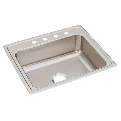 imagen para LR25211_4_MR2 Lustertone® Classic Stainless Steel 25" x 21-1/4" x 7-7/8" Single Bowl Drop-in Sink