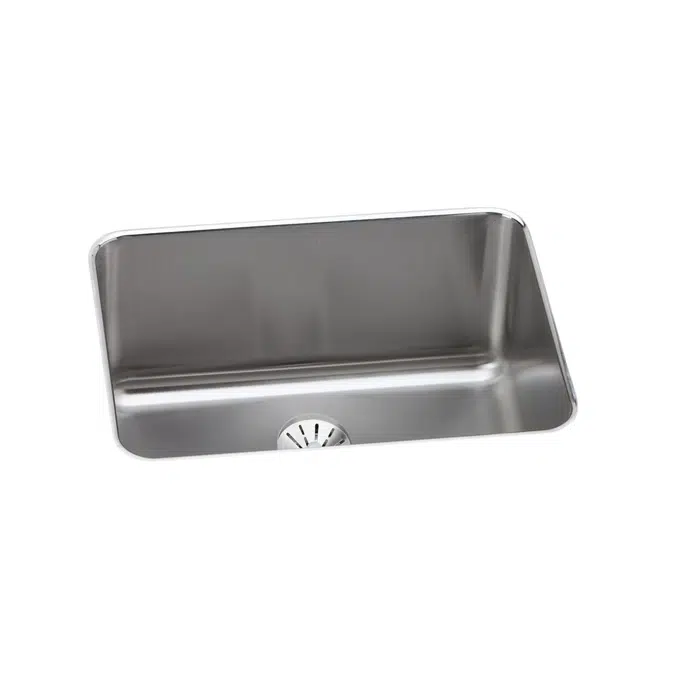ELUH231710PD Elkay Lustertone Classic Stainless Steel 25-1/2" x 19-1/4" x 10", Single Bowl Undermount Sink with Perfect Drain