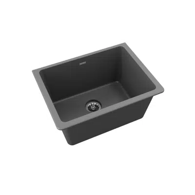 ELGU251912PDGY0 Elkay Quartz Classic® 25" x 18-1/2" x 11-13/16" Undermount Laundry Sink with Perfect Drain® Dusk Gray için görüntü