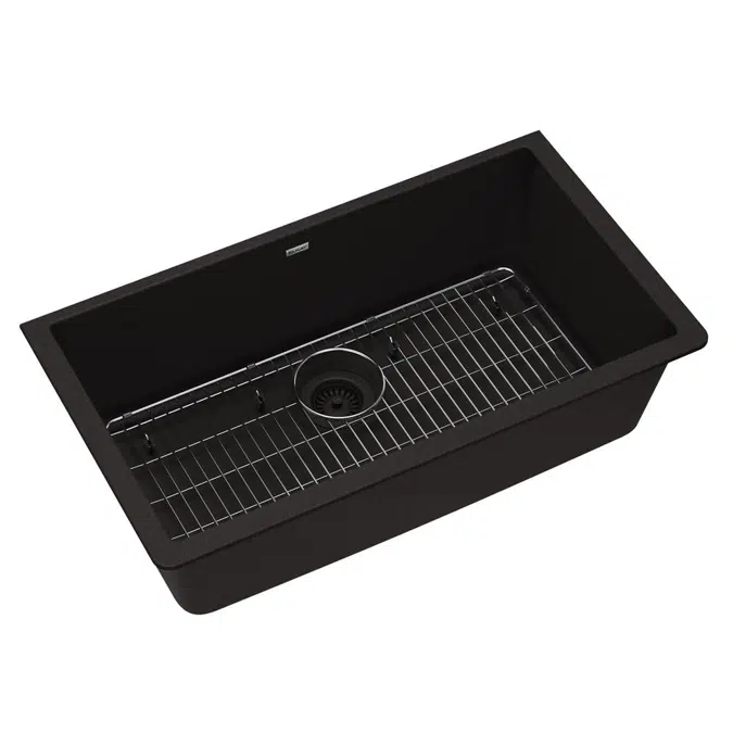 ELGRU13322GT0C_MB0C_WH0C Quartz Classic® 33" x 18-7/16" x 9-7/16" Single Bowl Undermount Sink Kit
