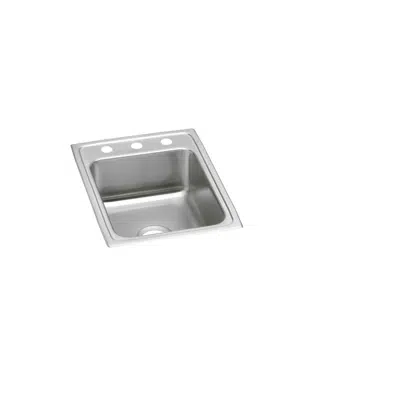 bilde for LRAD1722551_3_MR2_OS4 Lustertone® Classic Stainless Steel 17" x 22" x 5-1/2" Single Bowl Drop-in ADA Sink