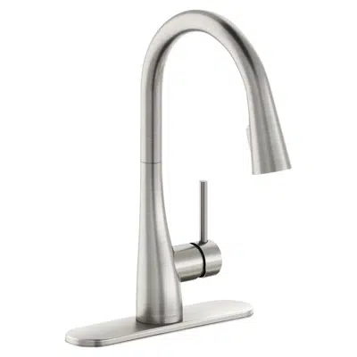 Image for LKGT4083LS_CR Gourmet Single Hole Kitchen Faucet with Pull-down Spray and Forward Only Lever Handle