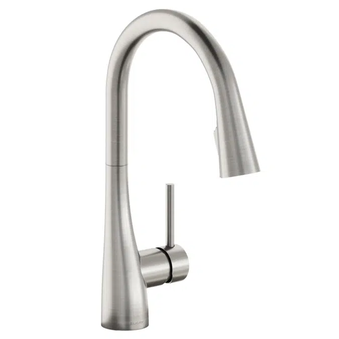 LKGT4083LS_CR Gourmet Single Hole Kitchen Faucet with Pull-down Spray and Forward Only Lever Handle