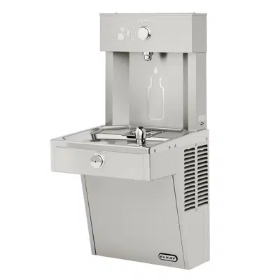 画像 LVRCDMWSK ezH2O®  Vandal-Resistant Bottle Filling Station & Single Fountain Filtered Non-Refrigerated Stainless