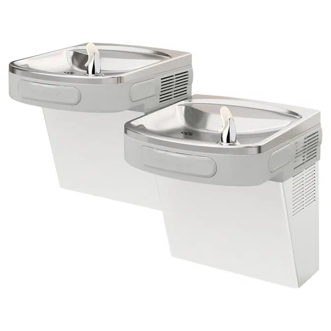 EZSTL8SC Elkay® Versatile Wall Mount Bi-level ADA Cooler Non-filtered Refrigerated Stainless