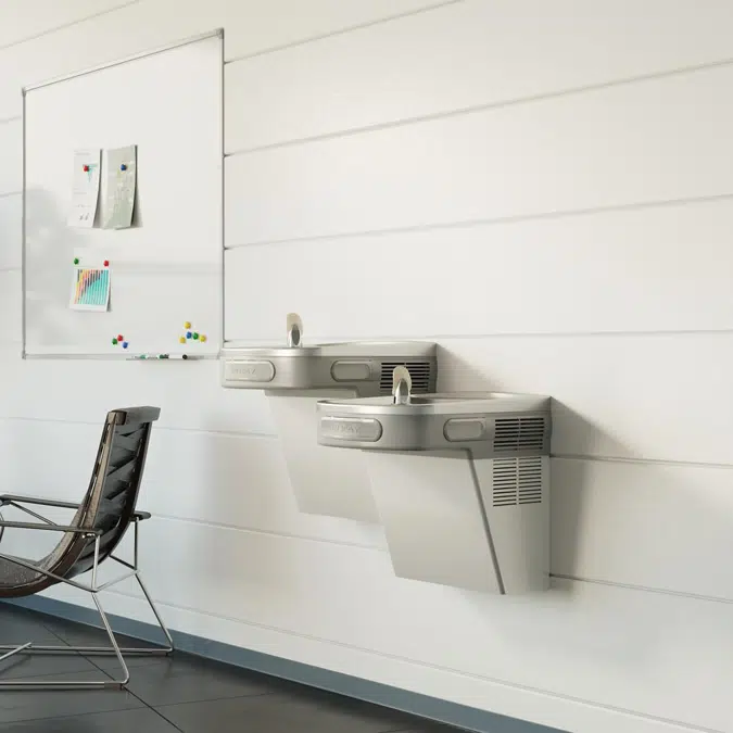 EZSTL8SC Elkay® Versatile Wall Mount Bi-level ADA Cooler Non-filtered Refrigerated Stainless