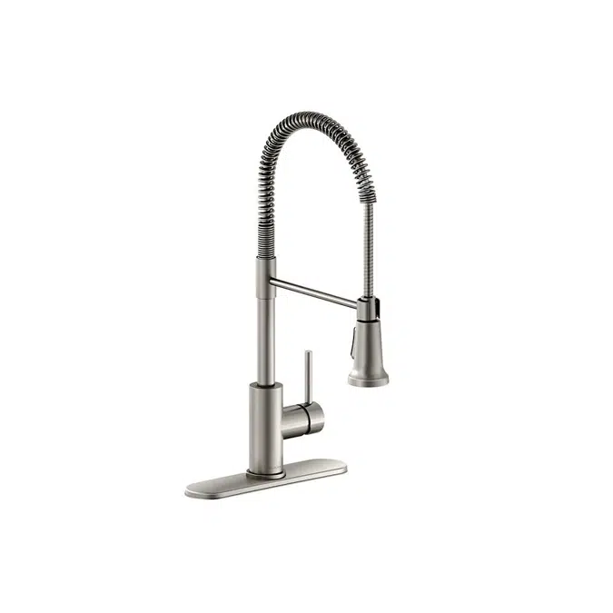 LKAV2061LS Elkay Avado® Single Hole Kitchen Faucet with Semi-professional Spout and Lever Handle Lustrous Steel