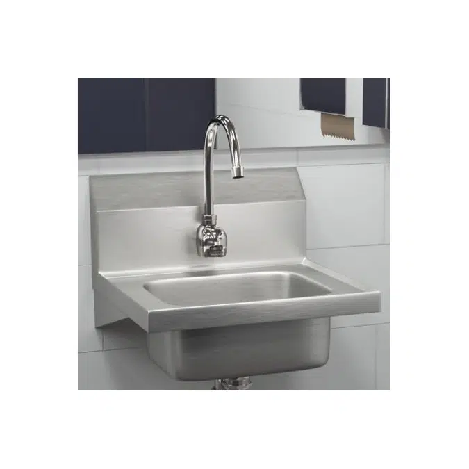 LKB722CElkay Commercial Electronic Sensor Scrub/Handwash Battery Powered Wall Mount Faucet Chrome