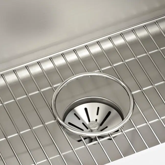 ELUHH2115TPDBG Lustertone Iconix® 16 Gauge Stainless Steel 23-1/2" x 18-1/4" x 9" Single Bowl Undermount Sink Kit with Perfect Drain®