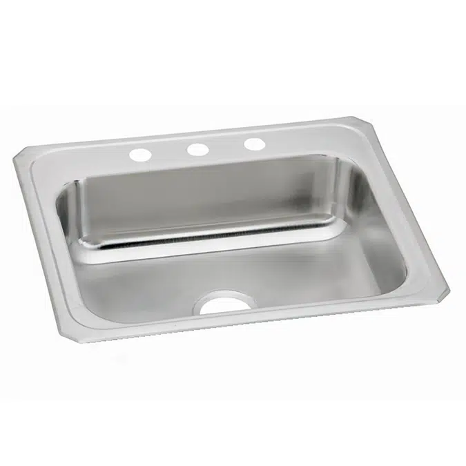 CR25213 Celebrity® Stainless Steel 25" x 21-1/4" x 6-7/8" Single Bowl Drop-in Sink