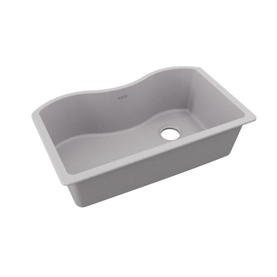 Image for Elkay Quartz Classic 33" x 20" x 9-1/2", Single Bowl Undermount Sink, Greystone