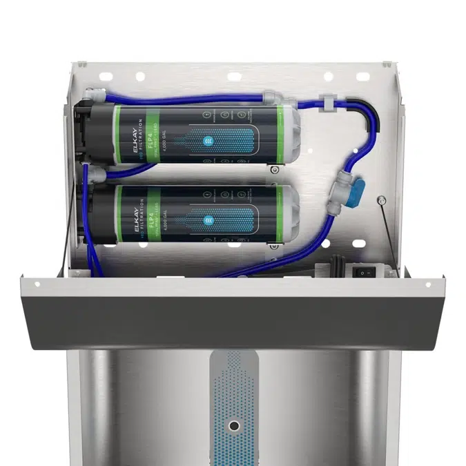 LZ8WSSPRO family Elkay® Pro Filtration™ plumbSMART™ Single ADA Bottle Filler Only Refrig Lead Reduction Stainless Steel