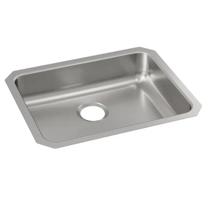 ELUHAD211555 Elkay Lustertone® Classic Stainless Steel 23-1/2" x 18-1/4" x 5-3/8" Single Bowl Undermount ADA Sink