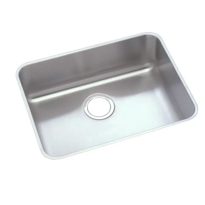 ELUH191612 Lustertone® Classic Stainless Steel 21-1/2" x 18-1/2" x 12" Single Bowl Undermount Sink
