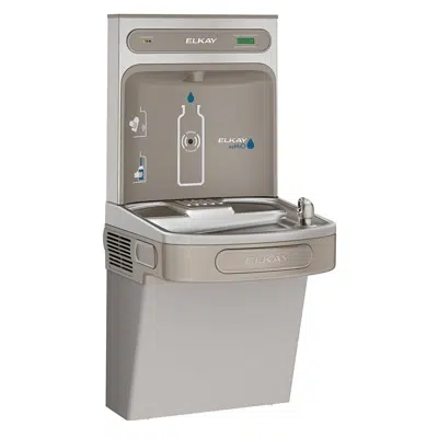 Image for LZSDWSVRLK Elkay ezH2O®  Bottle Filling Station with Single ADA Vandal-Resistant Cooler Filtered Non-Refrigerated Light Gray
