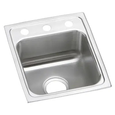 Image for LRAD1316651_3_MR2 Lustertone® Classic Stainless Steel 13" x 16" x 6-1/2" Single Bowl Drop-in ADA Sink