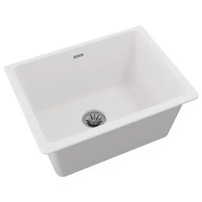 Image for ELGU251912PDWH0 Elkay Quartz Classic® 25" x 18-1/2" x 11-13/16" Undermount Laundry Sink with Perfect Drain® White