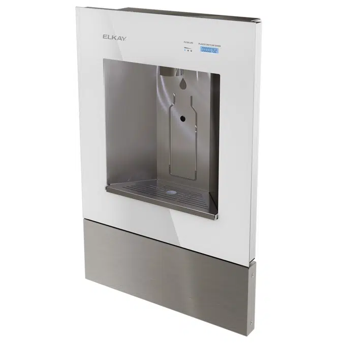 LBWDC00WHC Elkay Liv Pro In-Wall Commercial Filtered Water Dispenser Non-refrigerated Aspen White