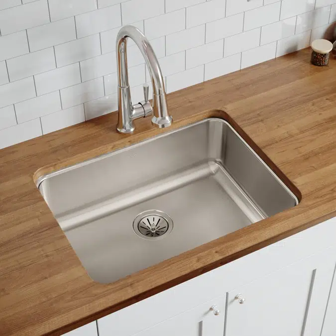ELUH2317 Lustertone® Classic Stainless Steel 25-1/2" x 19-1/4" x 8" Single Bowl Undermount Sink