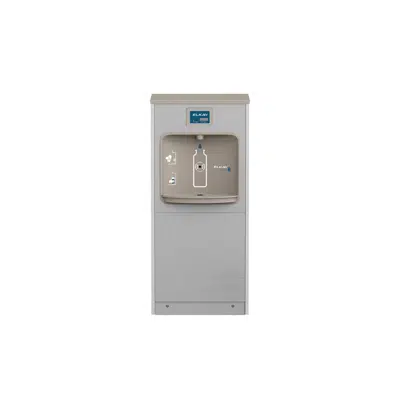 imagem para DSSBF8SP Elkay Enhanced ezH2O® Floor Standing Bottle FillingStation Filtered Refrigerated Stainless Steel
