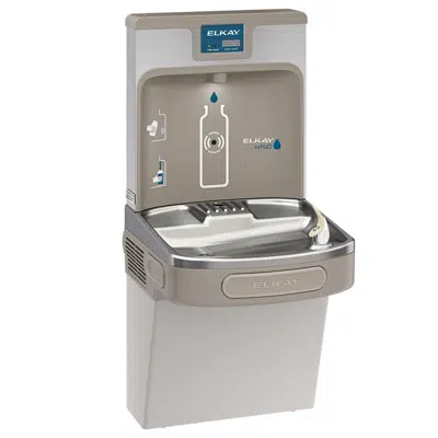 Immagine per LZS8WSLP Elkay Enhanced Bottle Filler & Single ADA Cooler Refrigerated Light Gray Granite High Capacity Lead Drop Down Wrapper