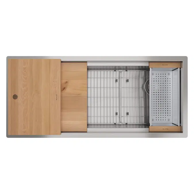 CS45_BPK_WPK_CWK Circuit Chef® Workstation Stainless Steel 45-1/2" x 20-1/2" x 10" Single Bowl Undermount Sink Kit