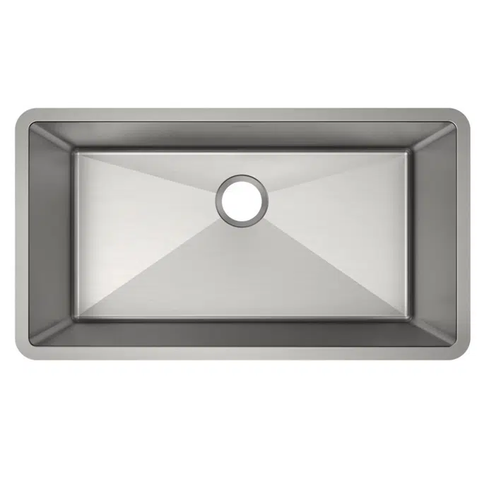 EFRU311610T Elkay Crosstown® 16 Gauge Stainless Steel 32-1/2" x 18" x 10" Single Bowl Undermount Sink