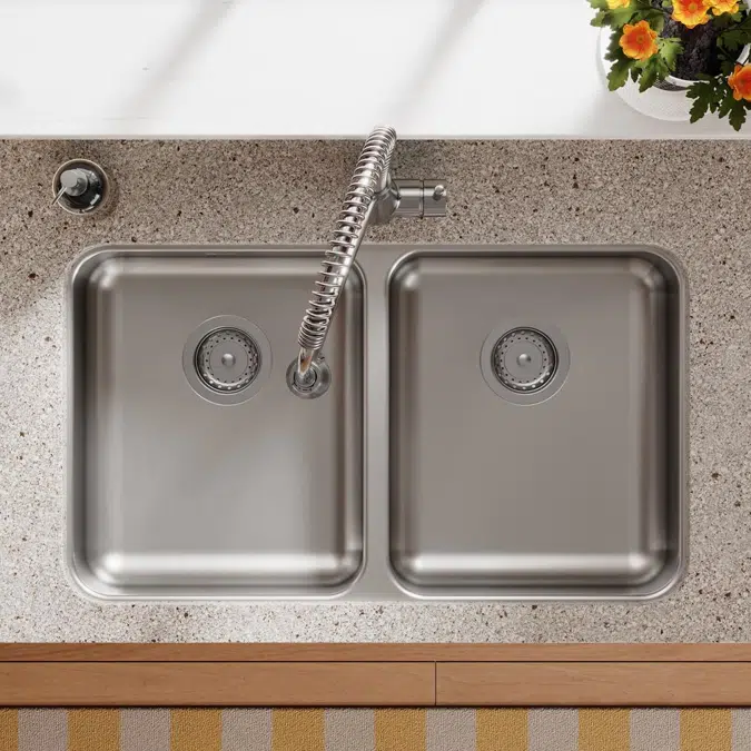 LKAV4061CR_LS Avado® Single Hole Kitchen Faucet with Semi-professional Spout Forward Only Lever Handle