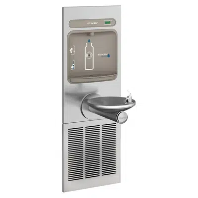 obraz dla EZWS-ERPBM8K Elkay ezH2O®  Bottle Filling Station with Integral SwirlFlo® Fountain Refrigerated Non-Filtered Refrigerated Stainless