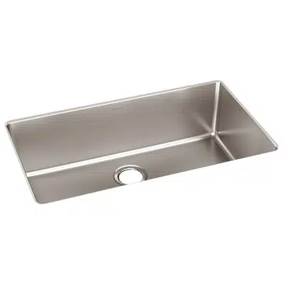 Image pour ELUH3017T Lustertone Iconix® 18 Gauge Stainless Steel 32-1/2 x 19-1/2" x 9" Single Bowl Undermount Sink