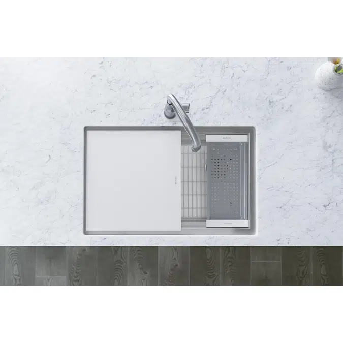 CS30_WPK_BPK_CWK Circuit Chef® Workstation Stainless Steel 32-1/2" x 20-1/2" x 10" Single Bowl Undermount Sink Kit