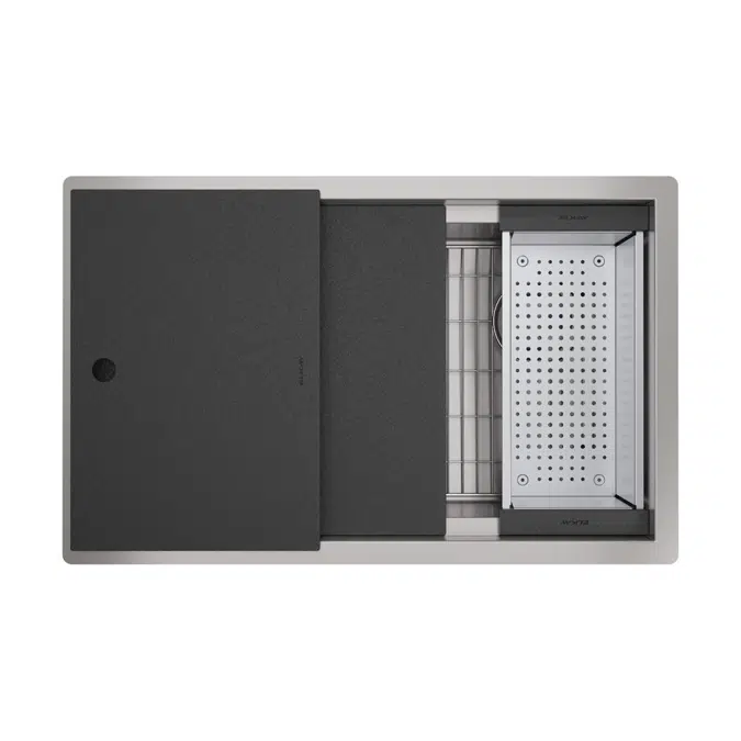 CS30_WPK_BPK_CWK Circuit Chef® Workstation Stainless Steel 32-1/2" x 20-1/2" x 10" Single Bowl Undermount Sink Kit