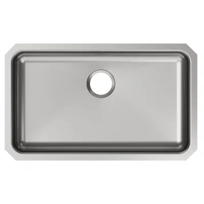 ELUHAD281655 Elkay Lustertone® Classic Stainless Steel, 30-1/2" x 18-1/2" x 5-3/8" Single Bowl Undermount ADA Sink için görüntü