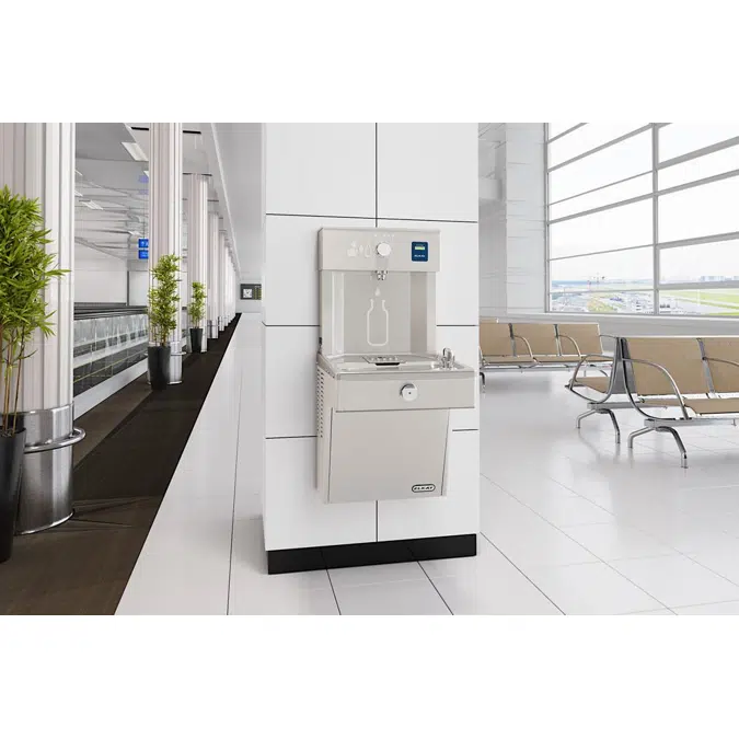 VRCDWSK Elkay ezH2O®  Vandal-Resistant Bottle Filling Station & Single Cooler Non-Filtered Non-Refrigerated Stainless