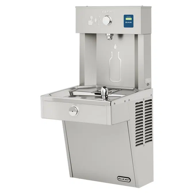 VRCDWSK Elkay ezH2O®  Vandal-Resistant Bottle Filling Station & Single Cooler Non-Filtered Non-Refrigerated Stainless