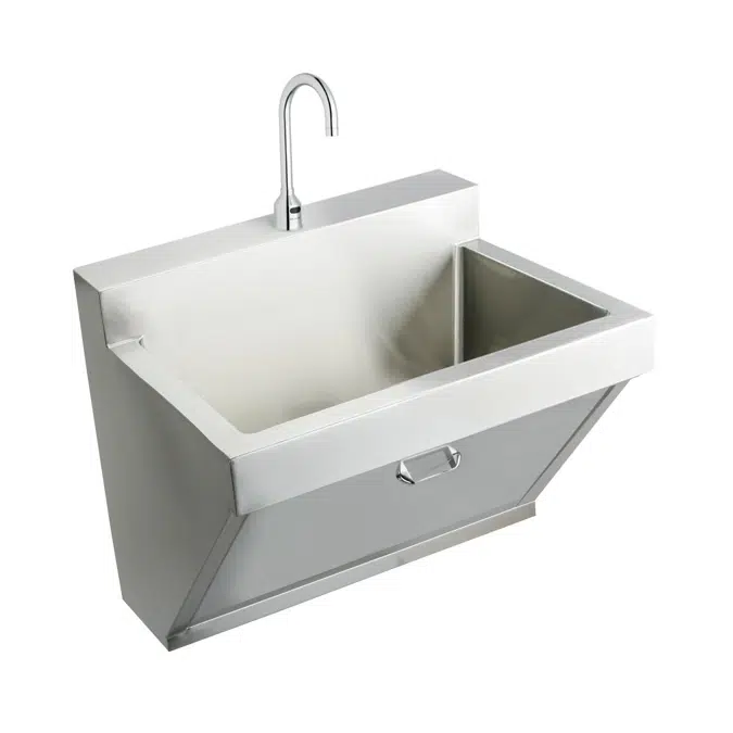 EWSF13026SACC Elkay Stainless Steel 30" x 23" x 11" Wall Hung Single Bowl Surgeon Scrub Sink