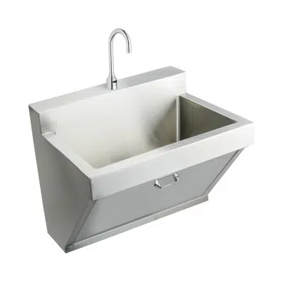 Image for Elkay Stainless Steel 30" x 23" x 26", Wall Hung Single Bowl Surgeon Scrub Sink Kit