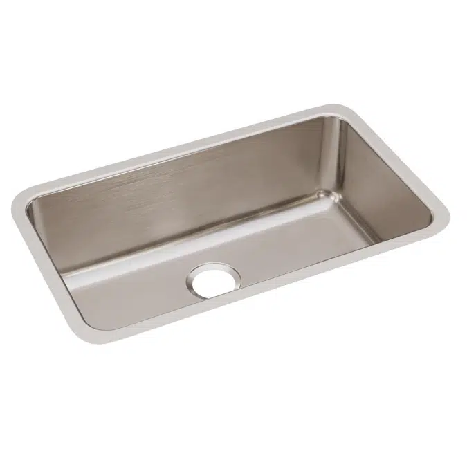 ELUH281610 Elkay Lustertone® Classic Stainless Steel 30-1/2" x 18-1/2" x 10" Single Bowl Undermount Sink